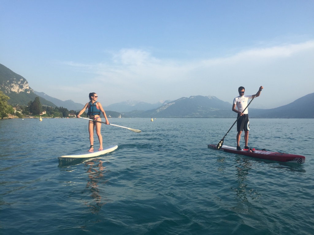 Stand up paddle lac d'Annecy